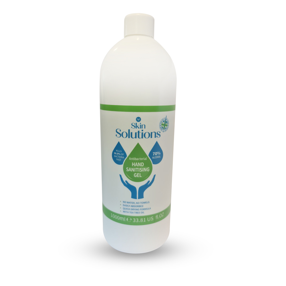 SBS SKIN SOLUTIONS SKIN SOLUTIONS 1 Litre refill bottle Anti-Bacterial Gel with alcohol